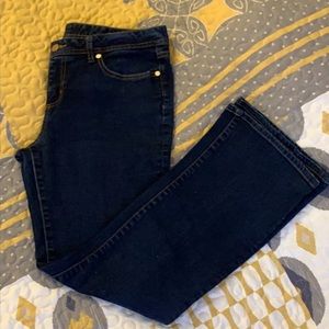 Tory Burch boots jeans